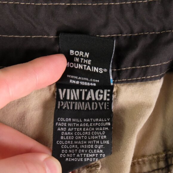 Kuhl Jeans Mens 40X30 Olive Green Revolvr Lightweight Stretch Hiking Outdoor - Picture 9 of 13